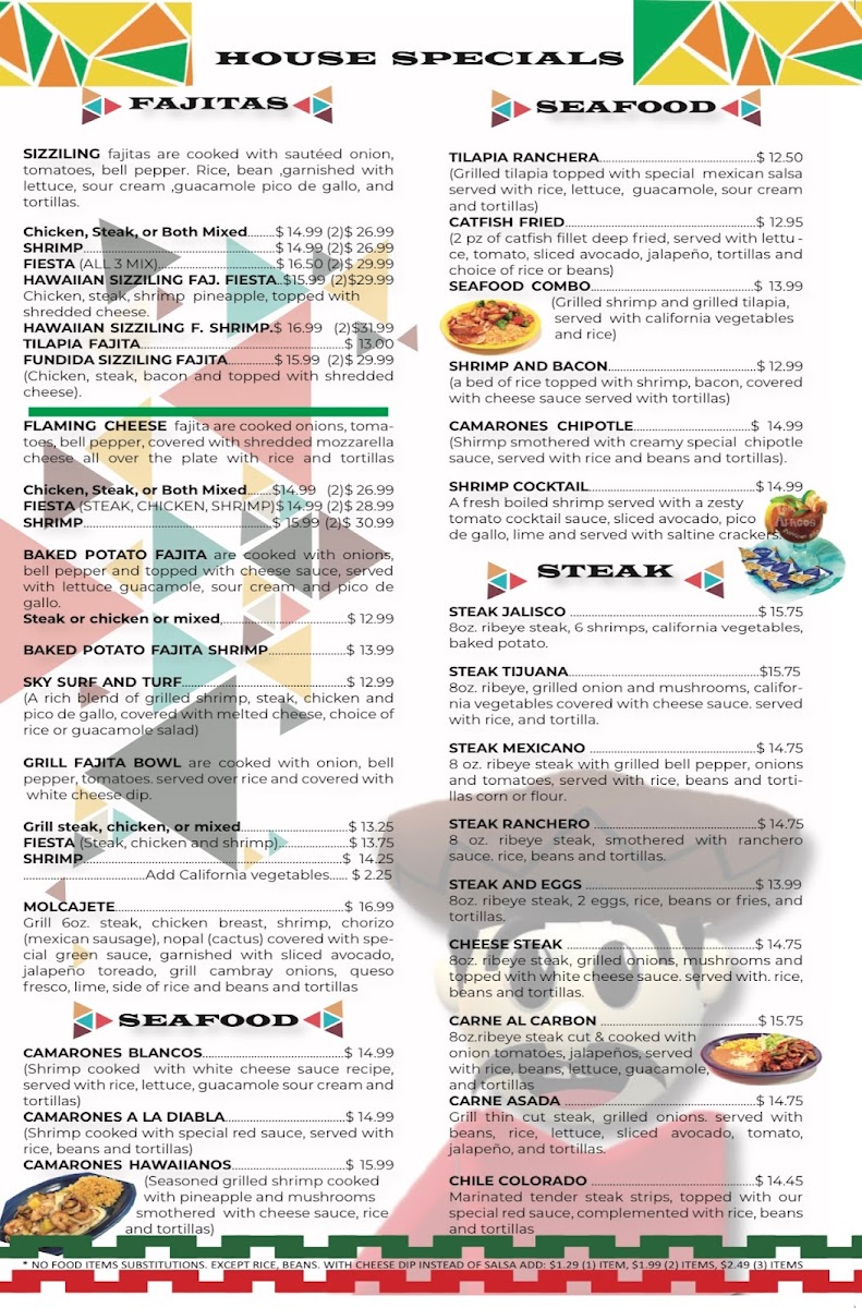 Menu - Los Amigos Mexican Grill #2 photo 2