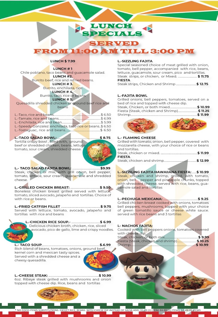 Menu - Los Amigos Mexican Grill #2 photo 4